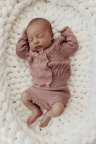 Organic Cotton Classic Baby Bundle - Rose