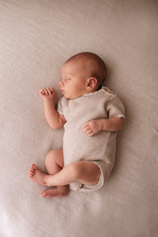 Organic Cotton First Moments Baby Bundle - Pebble