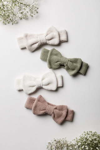 Knitted baby headbands